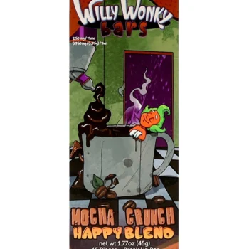 Mocha Crunch Willy Wonky Bar, Mocha Crunch Willy Wonky Bars, Willy Wonky chocolate Bar, willy wonky, willy wonky mushroom chocolate, willy wonky shrooms bar